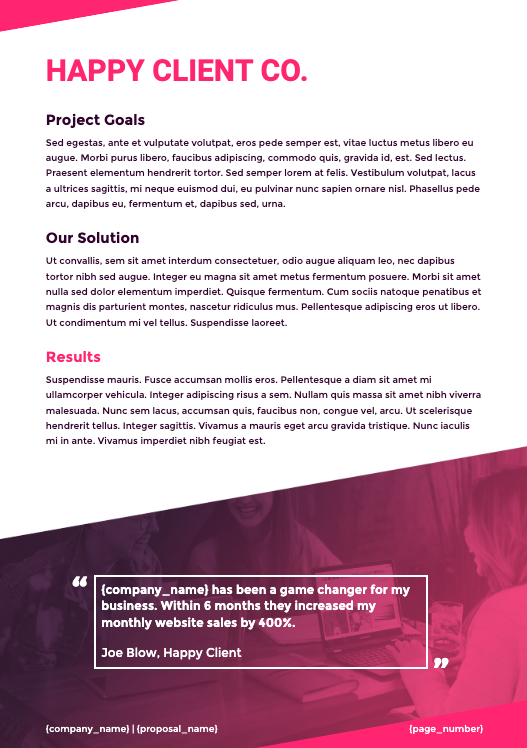 Inbound Marketing Proposal Template